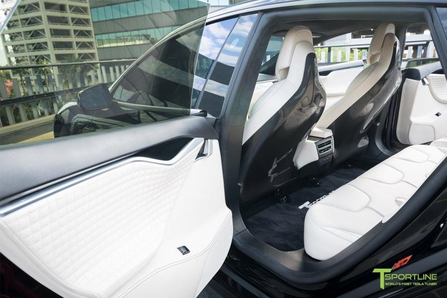 Интерьер Tesla Model S P100D by T Sportline 2017 года  (фото 21 из 45)